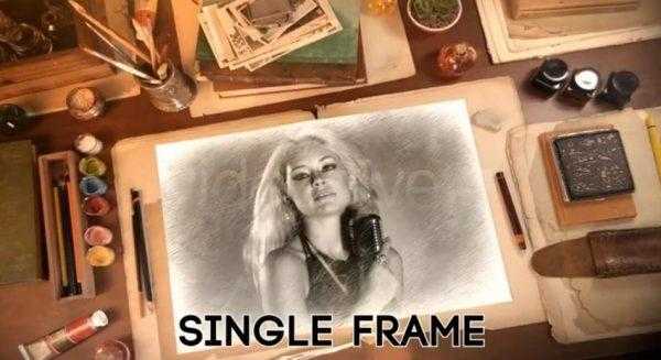 پروژه اماده نقاشی از چهره شما