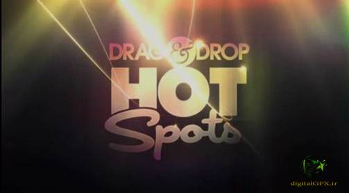 فوتیج کروماکی لکه های نوری Hot Spots