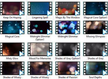 مجموعه افکت ویدیویی بوکه