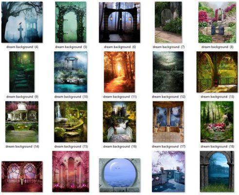 بک گراند رویایی فتوشاپ