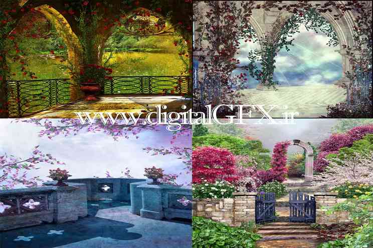 بک گراند رویایی برای فتوشاپ