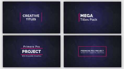 مجموعه ۲۵۰ زیرنویس برای پریمیر