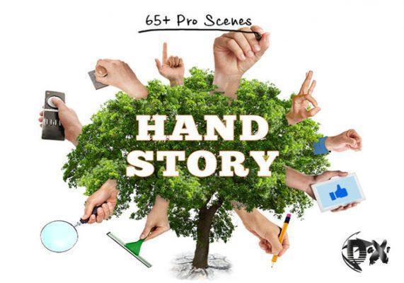 موشن گرافیک دست