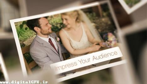 پروژه اماده نمایش تصاویر معلق برای افتر افکت