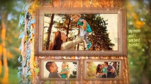 پروژه گالری عکس خانواده برای افتر افکت