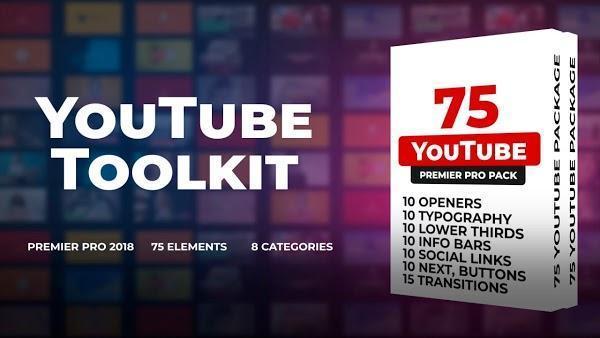  پروژه اماده پریمیر جعبه ابزار یوتیوب