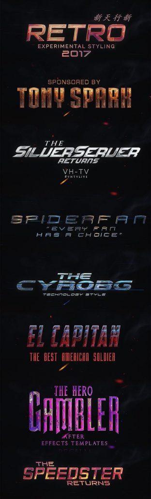 پروژه اماده ساخت تیزر و تریلر سوپر قهرمانان هالیوود