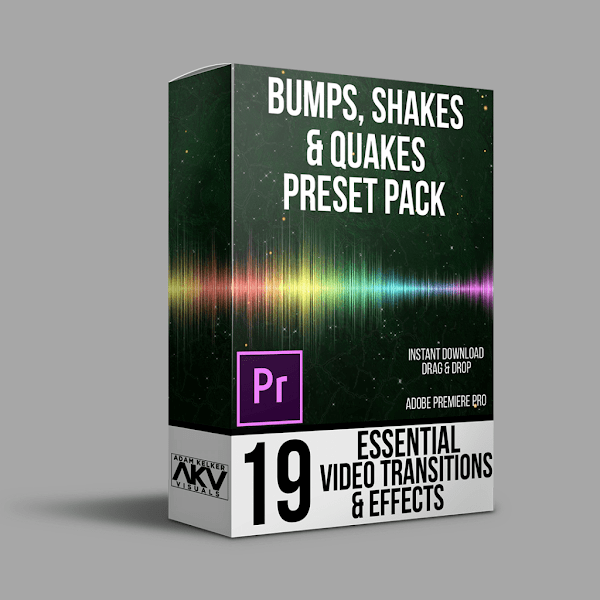 دانلود پریست پریمیر طپش ، تکان و ارتعاش دوربین