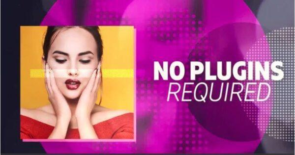 پروژه پریمیر گلچین مد Fashion glitch promo