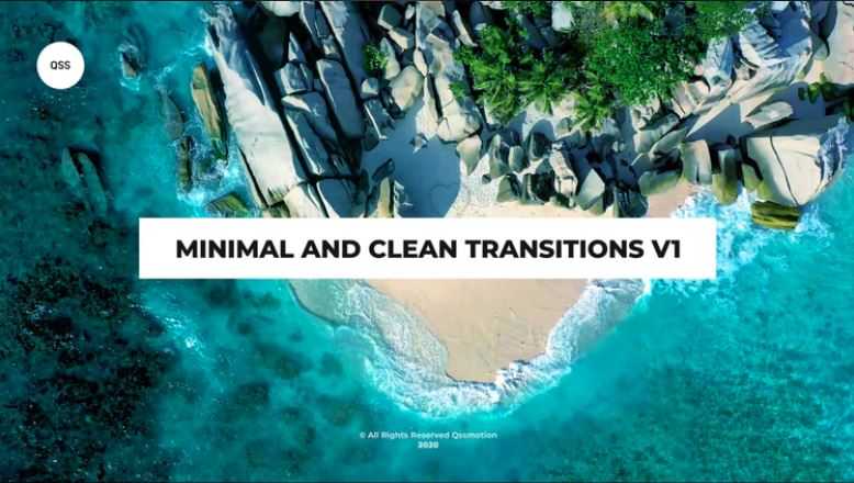 دانلود ترنزیشن افترافکت Minimal And Clean Transitions V1
