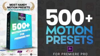 500 انیمیشن آماده متحرک برای پریمیر Most Handy Motion Preset
