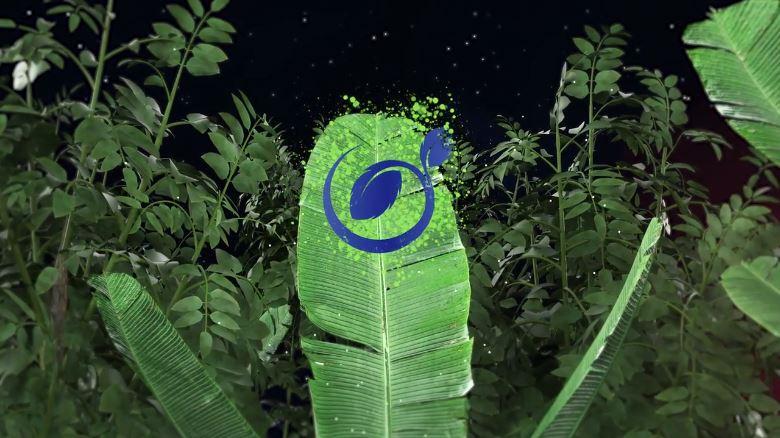 پروژه اماده پریمیر لوگو گیاهان جنگل گرمسیر Logo tropical plants 