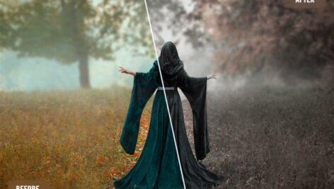 50 lut تنظیم رنگ : تاریکی و تک رنگ  Dark and Monochrome