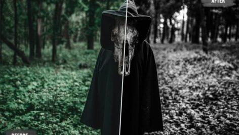 50 lut تنظیم رنگ : تاریکی و تک رنگ  Dark and Monochrome