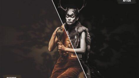 50 lut تنظیم رنگ : تاریکی و تک رنگ  Dark and Monochrome